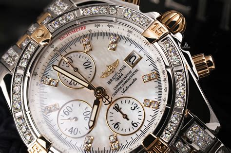 breitling customisation|diamond bezel breitling.